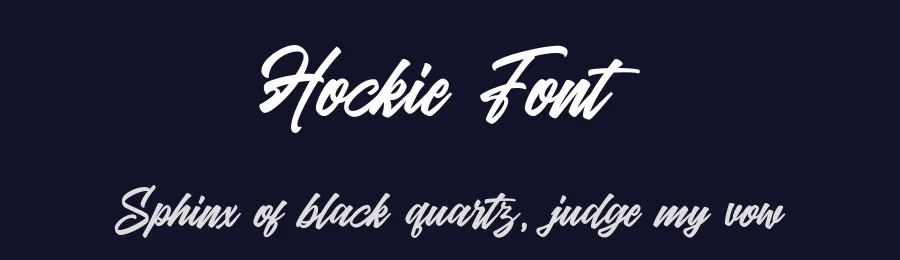 Hockie Font by tebaltipiss — Script Handwritten Font — thumbnail 2