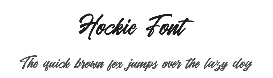 Hockie Font by tebaltipiss β Script Handwritten Font