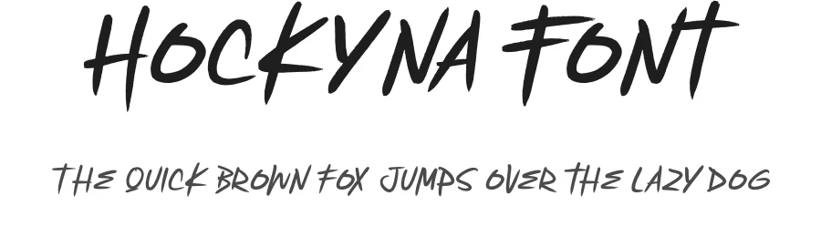 Hockyna Font by Rantautype — Script Handwritten Font