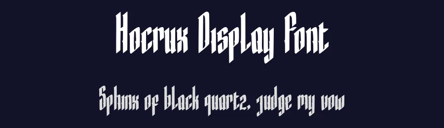 Hocrux Display Font by typotopia — Display Font — thumbnail 2
