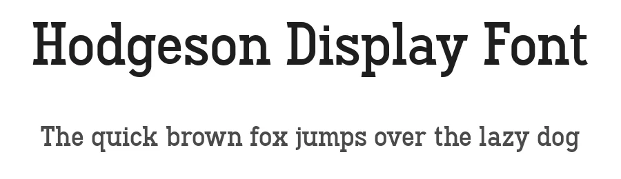 Hodgeson Display Font by Arterfak Project — Display Font