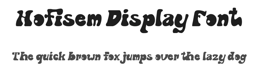 Hofisem Display Font by Arendxstudio — Display Font