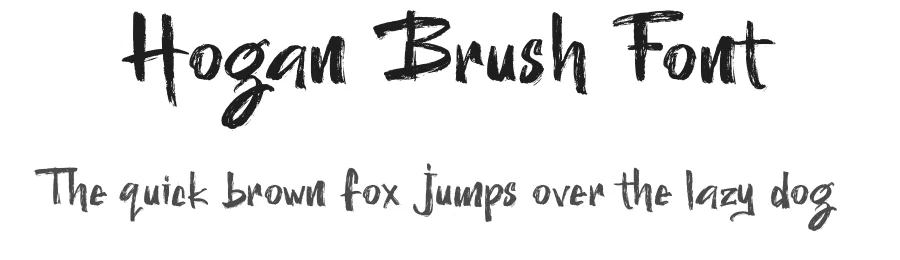Hogan Brush Font by Aksapix_Type — Script Handwritten Font