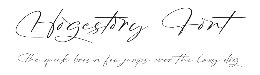 Hogestory Font by grahatype — Script Handwritten Font