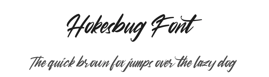 Hokesbug Font by metafontsy — Script Handwritten Font