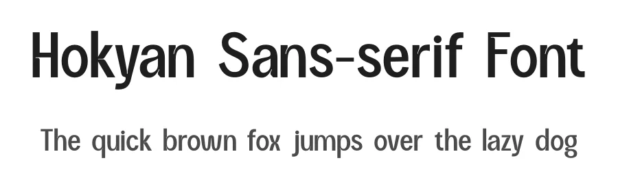 Hokyan Sans-serif Font by saemoon creative — Sans Serif Font