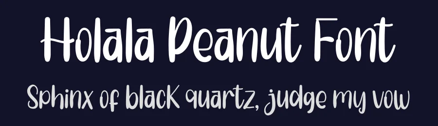 Holala Peanut Font by inermediaSTUDIO — Script Handwritten Font — thumbnail 2