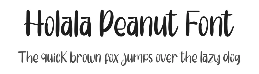 Holala Peanut Font by inermediaSTUDIO — Script Handwritten Font