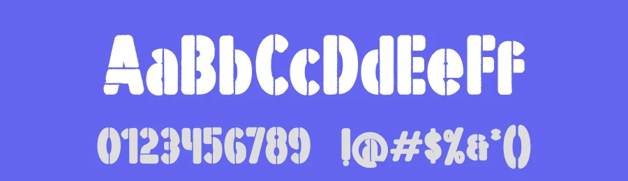 Hold Deck Stencil Font by PutraCetol Studio — Display Font — thumbnail 3
