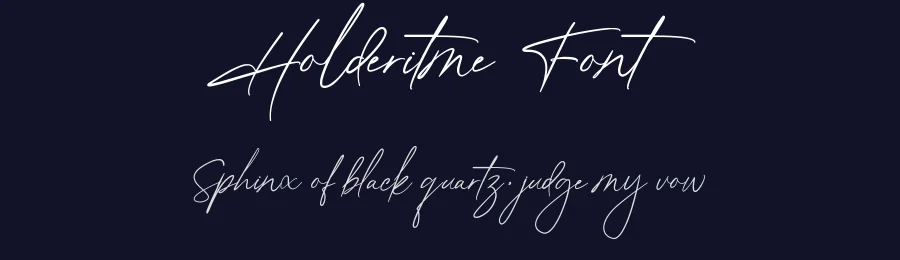 Holderitme Font by wibisono2001 — Script Handwritten Font — thumbnail 2
