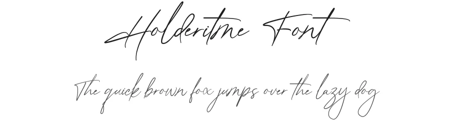 Holderitme Font by wibisono2001 — Script Handwritten Font