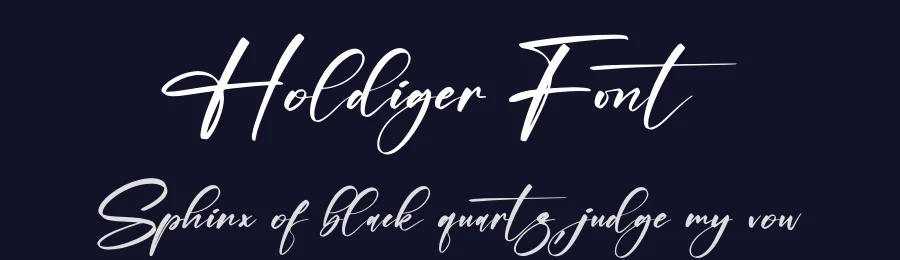 Holdiger Font by letternity — Script Handwritten Font — thumbnail 2