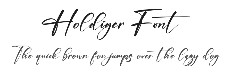 Holdiger Font by letternity — Script Handwritten Font