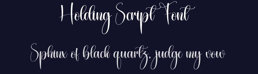 Holding Script Font by creativeletter — Script Handwritten Font — thumbnail 2