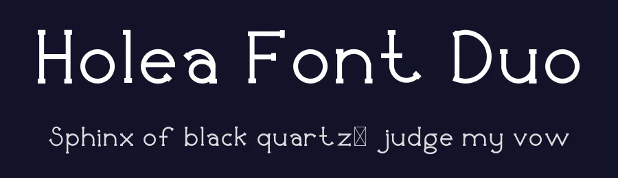 Holea Font Duo by edricstudio — Serif Font — thumbnail 2