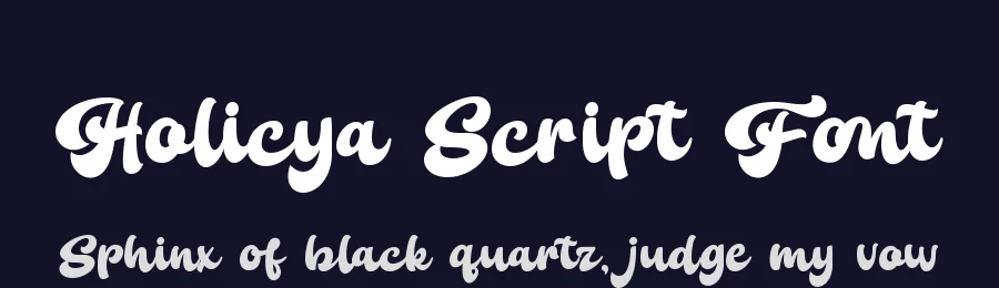 Holicya Script Font by Dumadistyle — Script Handwritten Font — thumbnail 2