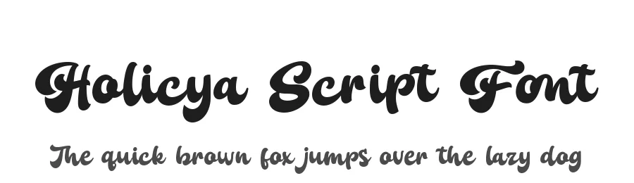 Holicya Script Font by Dumadistyle — Script Handwritten Font