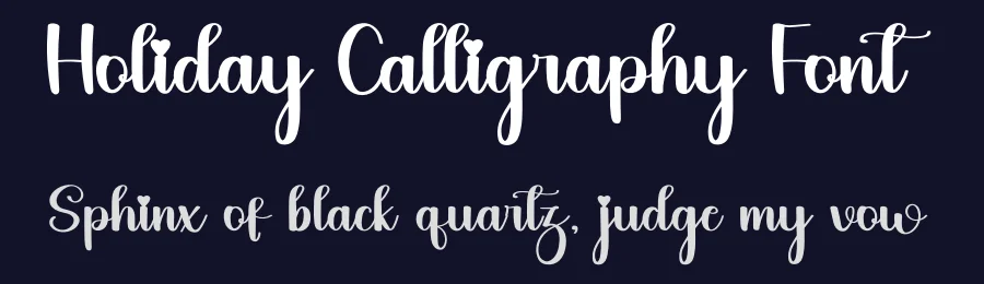 Holiday Calligraphy Font by inermediaSTUDIO — Script Handwritten Font — thumbnail 2