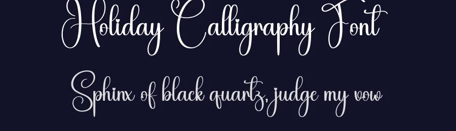 Holiday Calligraphy Font by creativeletter — Script Handwritten Font — thumbnail 2