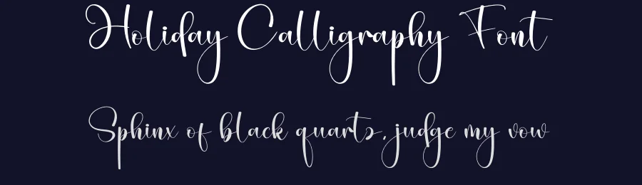 Holiday Calligraphy Font by creativeletter — Script Handwritten Font — thumbnail 2