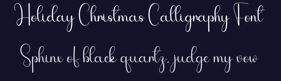 Holiday Christmas Calligraphy Font by andikastudio — Script Handwritten Font — thumbnail 2