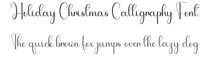 Holiday Christmas Calligraphy Font by andikastudio — Script Handwritten Font
