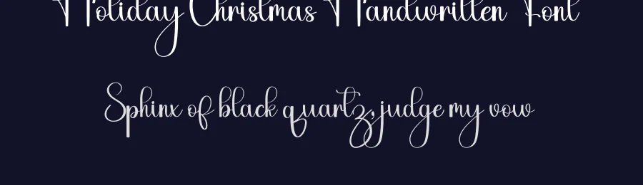 Holiday Christmas Handwritten Font by inermediaSTUDIO — Script Handwritten Font — thumbnail 2