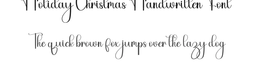 Holiday Christmas Handwritten Font by inermediaSTUDIO — Script Handwritten Font