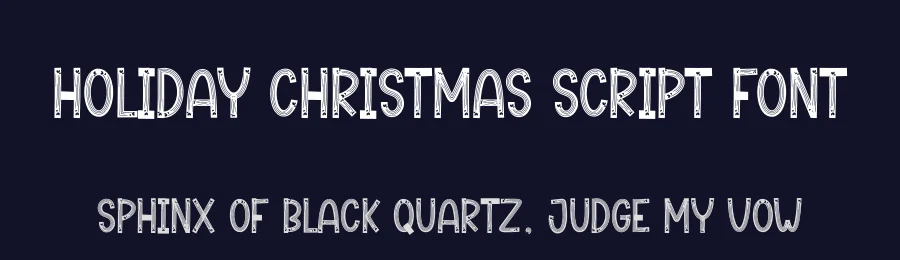 Holiday Christmas Script Font by creativeletter — Display Font — thumbnail 2