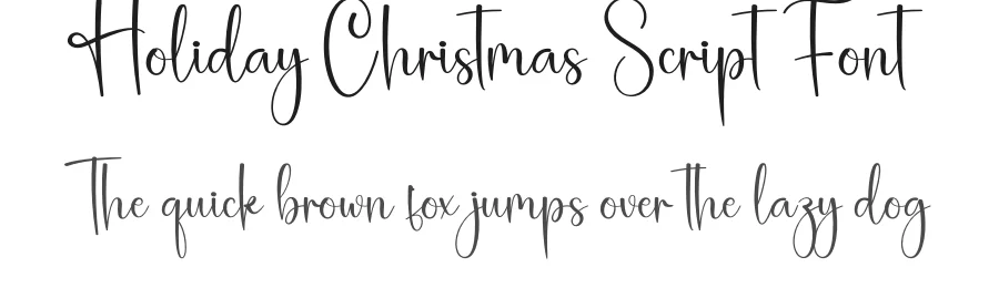Holiday Christmas Script Font by creativeletter — Script Handwritten Font