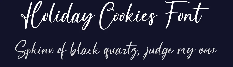 Holiday Cookies Font by BitongType — Script Handwritten Font — thumbnail 2