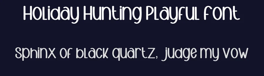 Holiday Hunting Playful Font by inermediaSTUDIO — Display Font — thumbnail 2