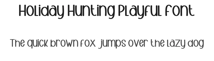 Holiday Hunting Playful Font by inermediaSTUDIO — Display Font
