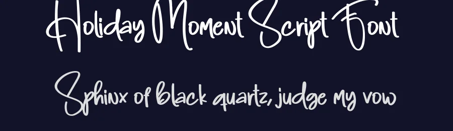 Holiday Moment Script Font by creativeletter — Script Handwritten Font — thumbnail 2
