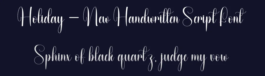 Holiday – New Handwritten Script Font by andikastudio — Script Handwritten Font — thumbnail 2
