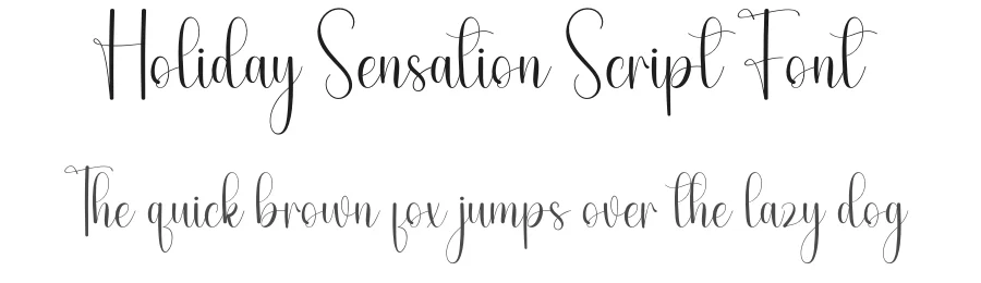 Holiday Sensation Script Font by andikastudio — Script Handwritten Font