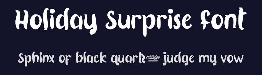 Holiday Surprise Font by noahtype — Display Font — thumbnail 2