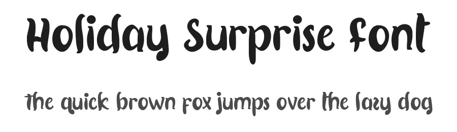 Holiday Surprise Font by noahtype — Display Font