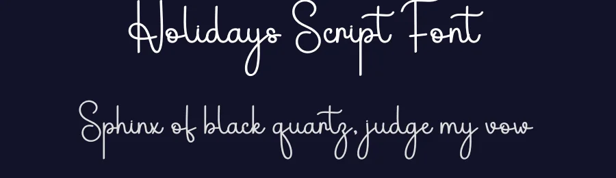 Holidays Script Font by andikastudio — Script Handwritten Font — thumbnail 2