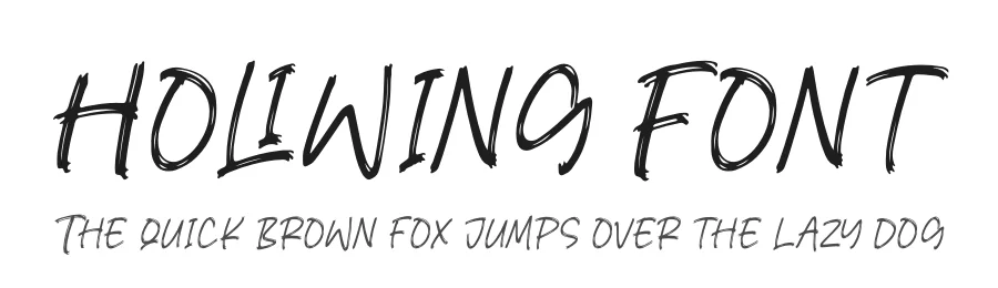 Holiwing Font by letterfabric — Script Handwritten Font