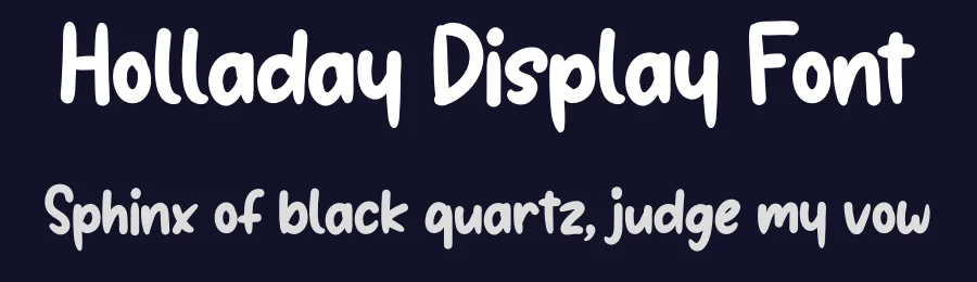 Holladay Display Font by andikastudio — Display Font — thumbnail 2