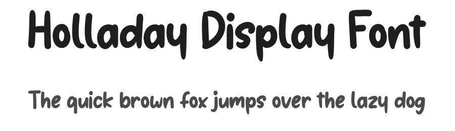 Holladay Display Font by andikastudio — Display Font