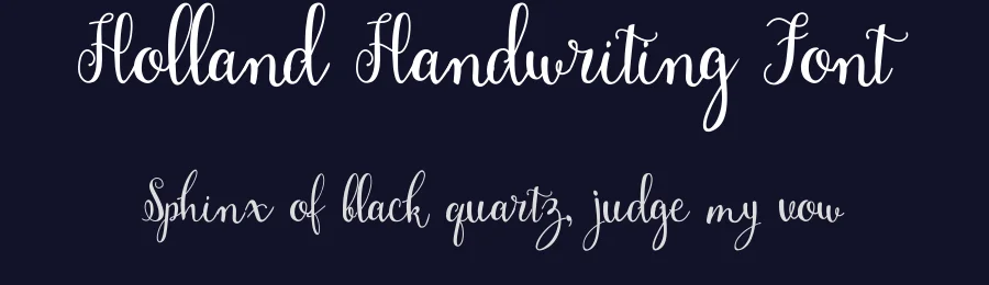 Holland Handwriting Font by Typeface — Script Handwritten Font — thumbnail 2