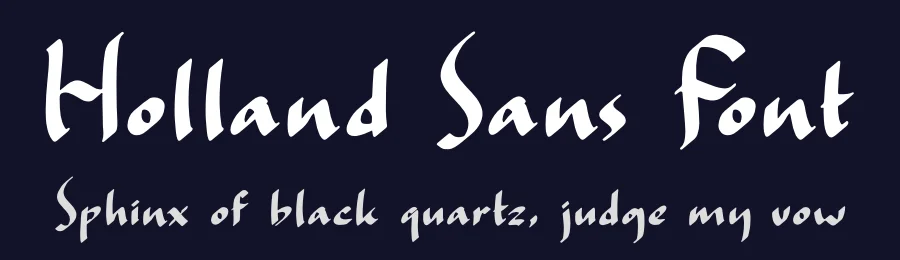 Holland Sans Font by perspectype — Script Handwritten Font — thumbnail 2