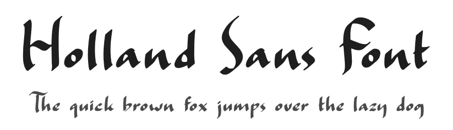 Holland Sans Font by perspectype — Script Handwritten Font