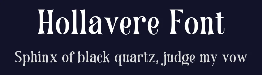 Hollavere Font by Letterhend Studio — Display Font — thumbnail 2