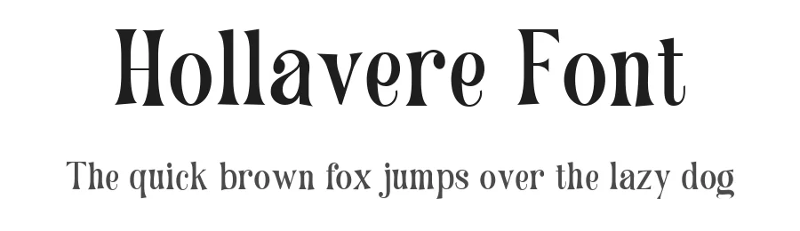 Hollavere Font by Letterhend Studio — Display Font