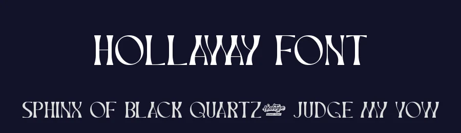 Hollaway Font by noahtype — Display Font — thumbnail 2