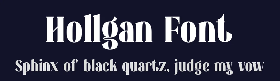 Hollgan Font by Rismatype — Decorative Font — thumbnail 2