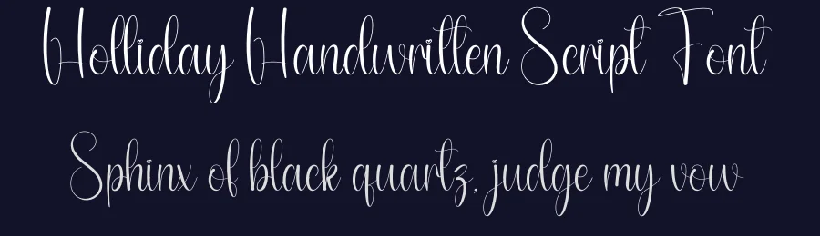 Holliday Handwritten Script Font by andikastudio — Script Handwritten Font — thumbnail 2
